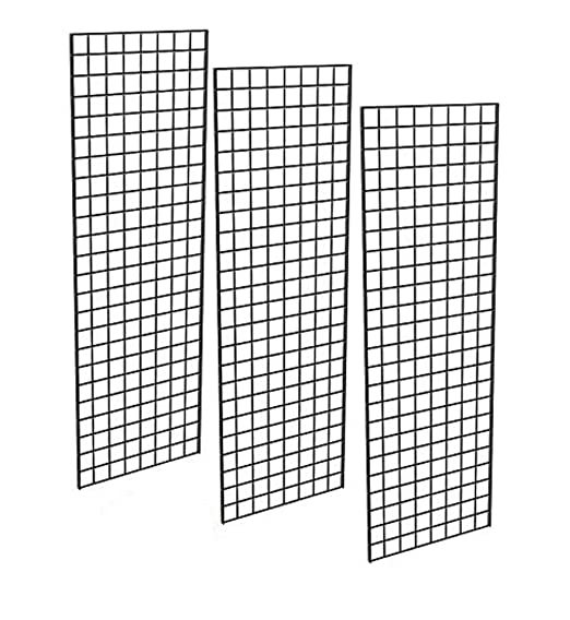 Black Gridwall 2'X8' panels. Retail store display HALF PRICE!!