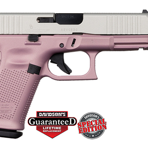 GLOCK 19 GEN5 9MM 4.02" 15-RD PINK CHAMPAGNE & ALUMINUM PISTOL